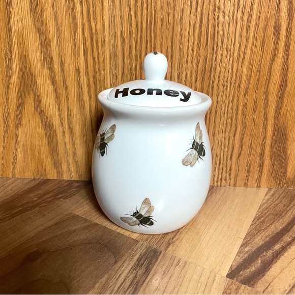 Darlitz Other - Cute Honey Jar with Lid, Bumblebees Design